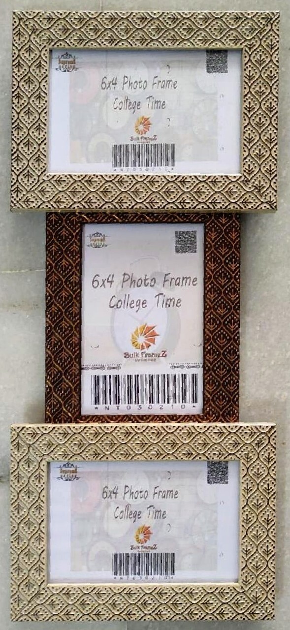 Collage Photo Frames 6 " x 4 " Size of 3 sets (Upload your Photos here)