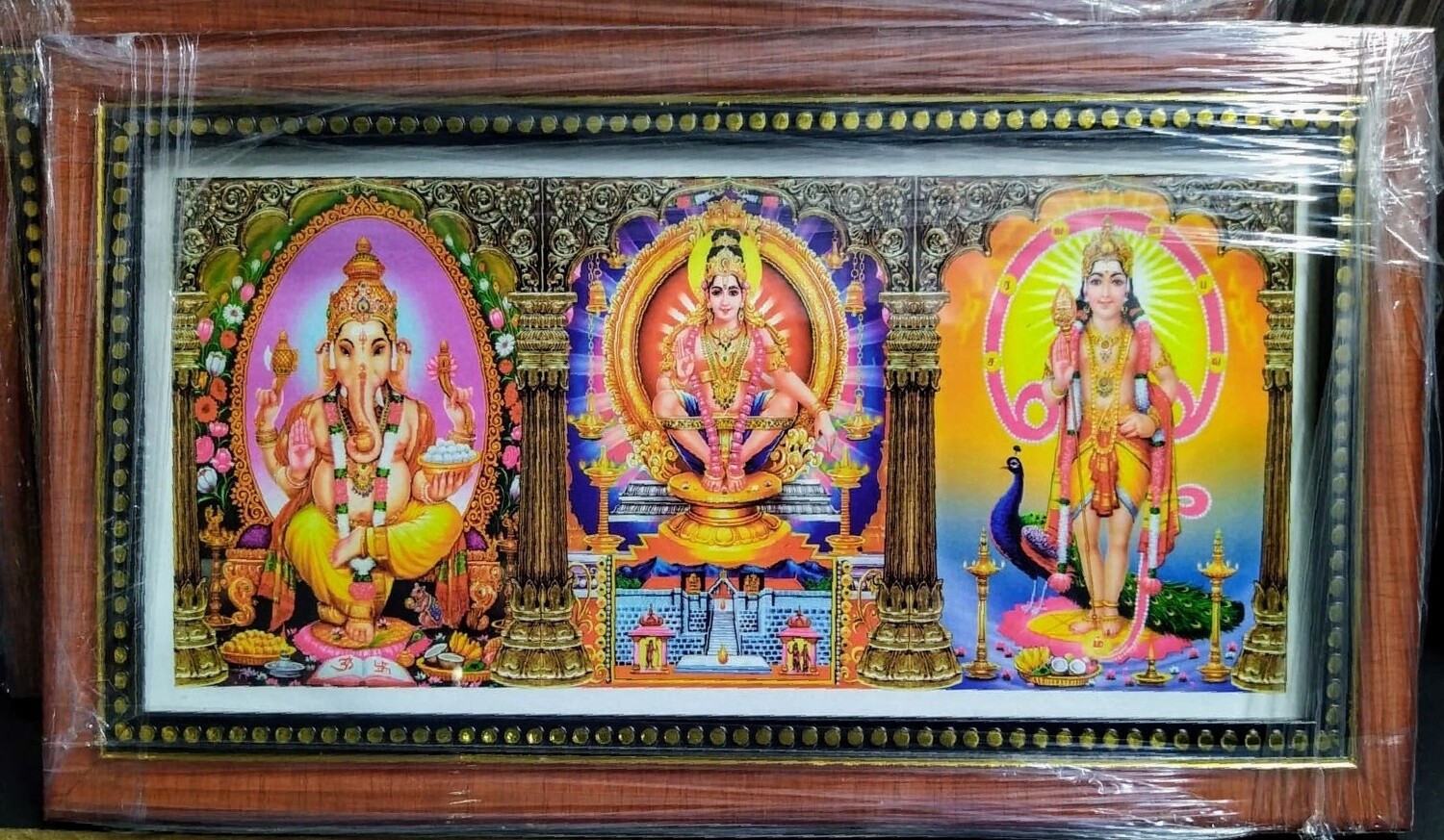 Lord Ganesh, Ayyapan and Murugan Photo Frames