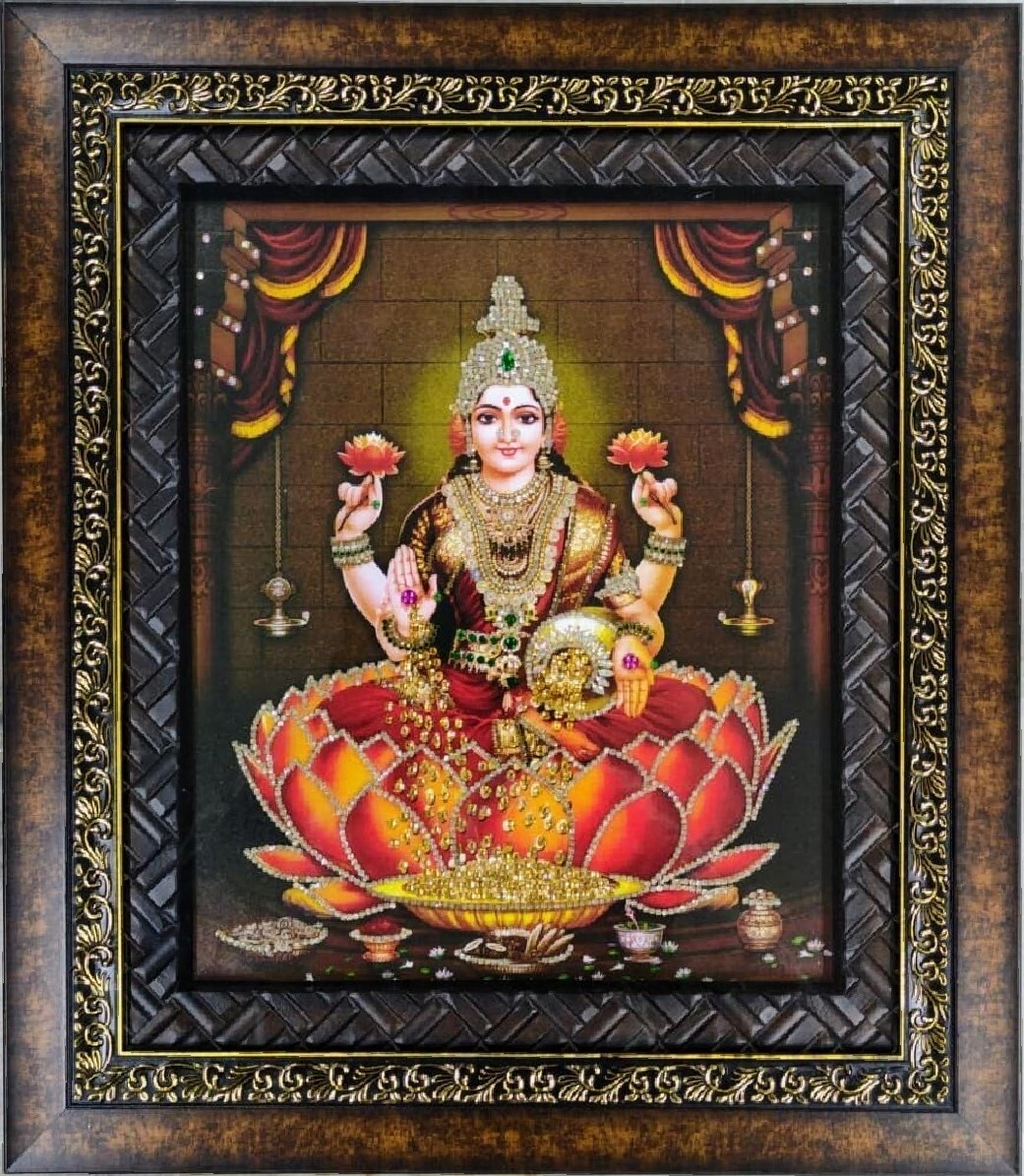 Goddess Lakshmi Devi - Double Photo Frame