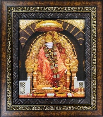 Lord Saibaba - Double Photo Frame