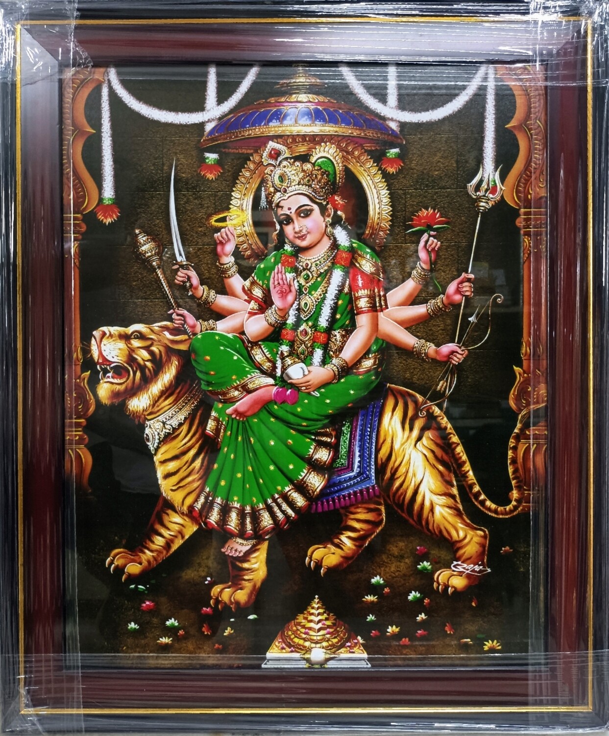 Goddess Kanaka Durga Devi Photo Frame
