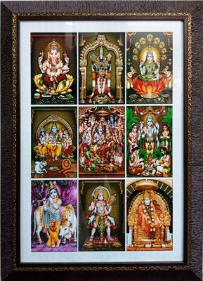 All in One Hindu God images - Photo Frames