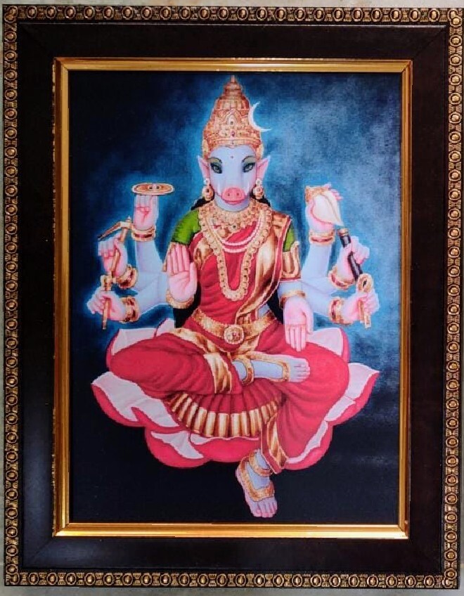 Goddess Varahi Devi Photo Frame