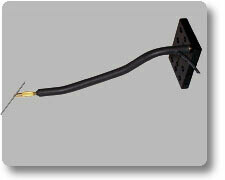 20601 Collet probe arm semi flexible with BNC connector -(needle included)