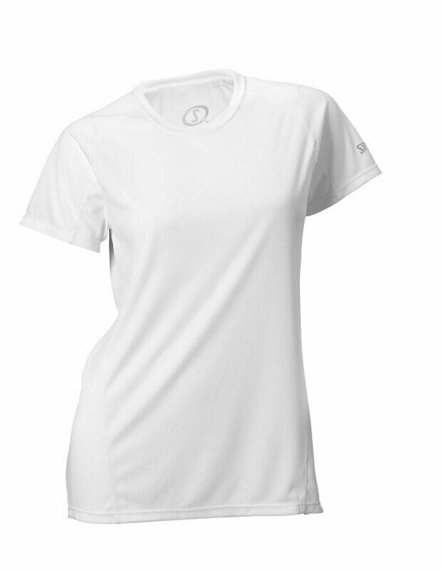 Ladies' Spalding Essential White Training Tee - Small