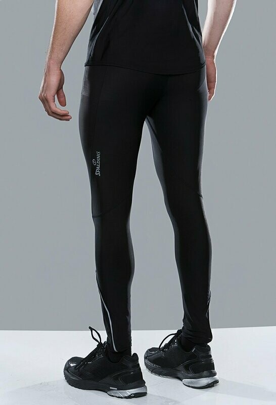 Men's Spalding Response Black Leggings Base Layer - Medium/Large