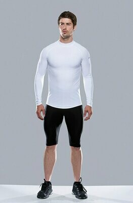 Men's Spalding Response Black Base Layer Shorts
