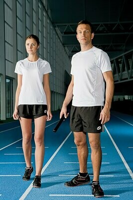 Men's Spalding Black Racer Shorts - Medium