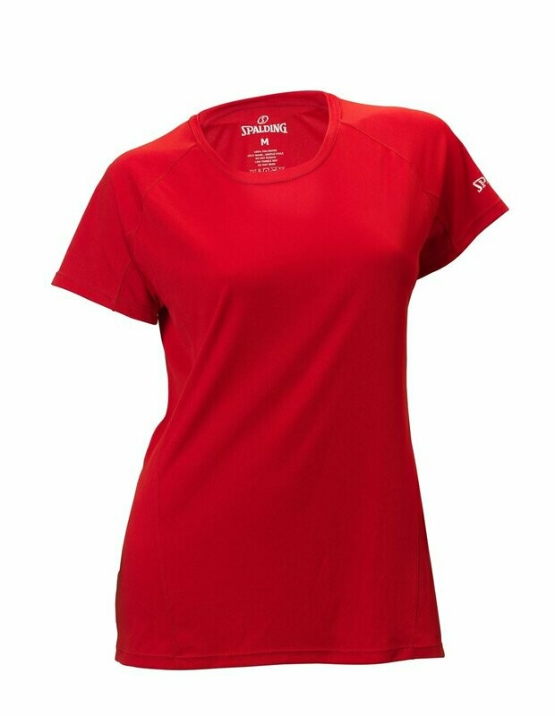 Ladies' Spalding Essential Red Tee - Medium