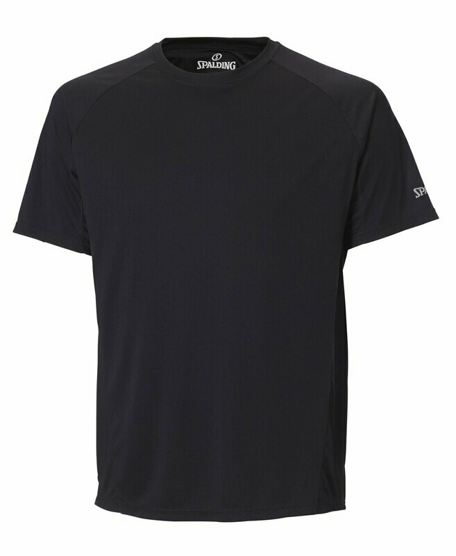 Men's Spalding Essential Black Tee - Medium