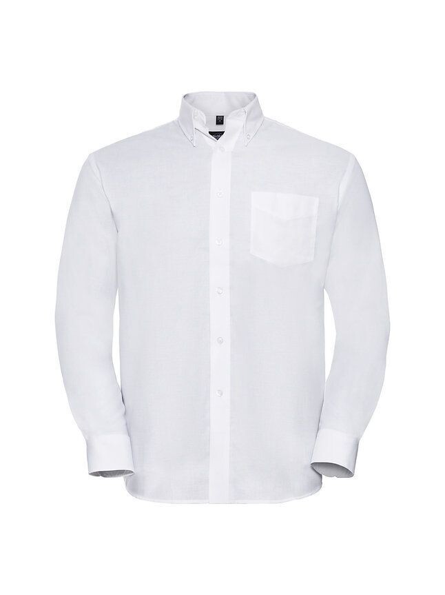 Men's Long Sleeve Classic Oxford White Shirt