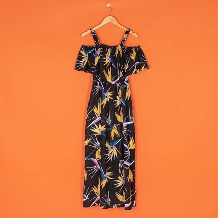 SugarLane Lauren Birds of Paradise Print Dress