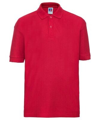 Russell Kids Classic Red Polo - 3-4 Years
