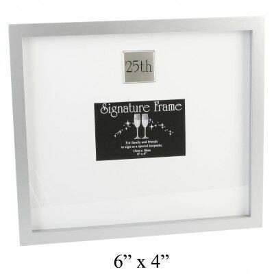 50th Wedding Anniversary glass photo frame