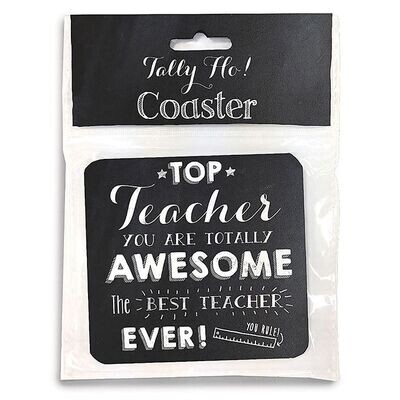 TOP TEACHER COASTER