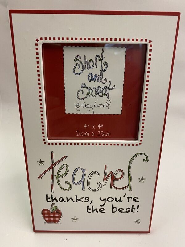 TEACHER THANKS YOU'RE THE BEST! PHOTO FRAME