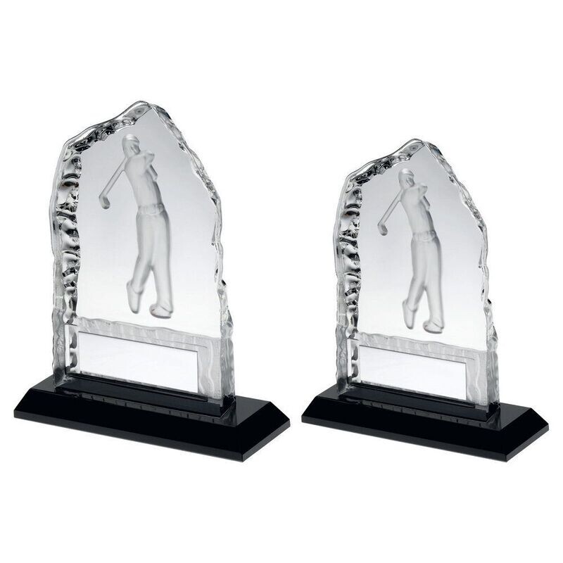 Golf Male Driver Glass Award