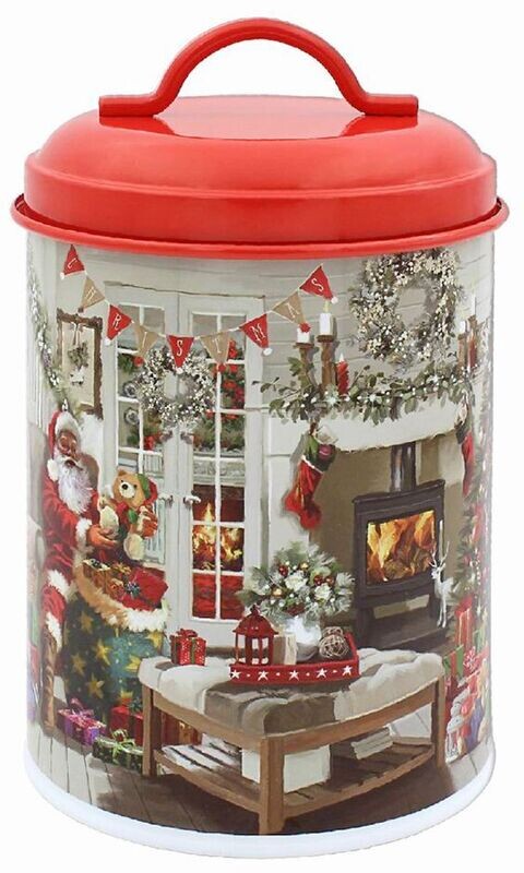 Xmas Santa Goody Tin