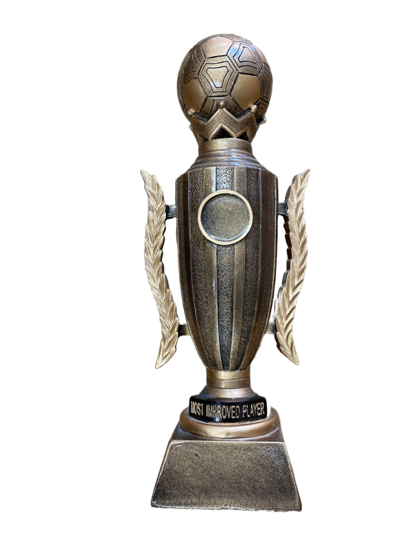 Most Improved Player  Resin Football Award