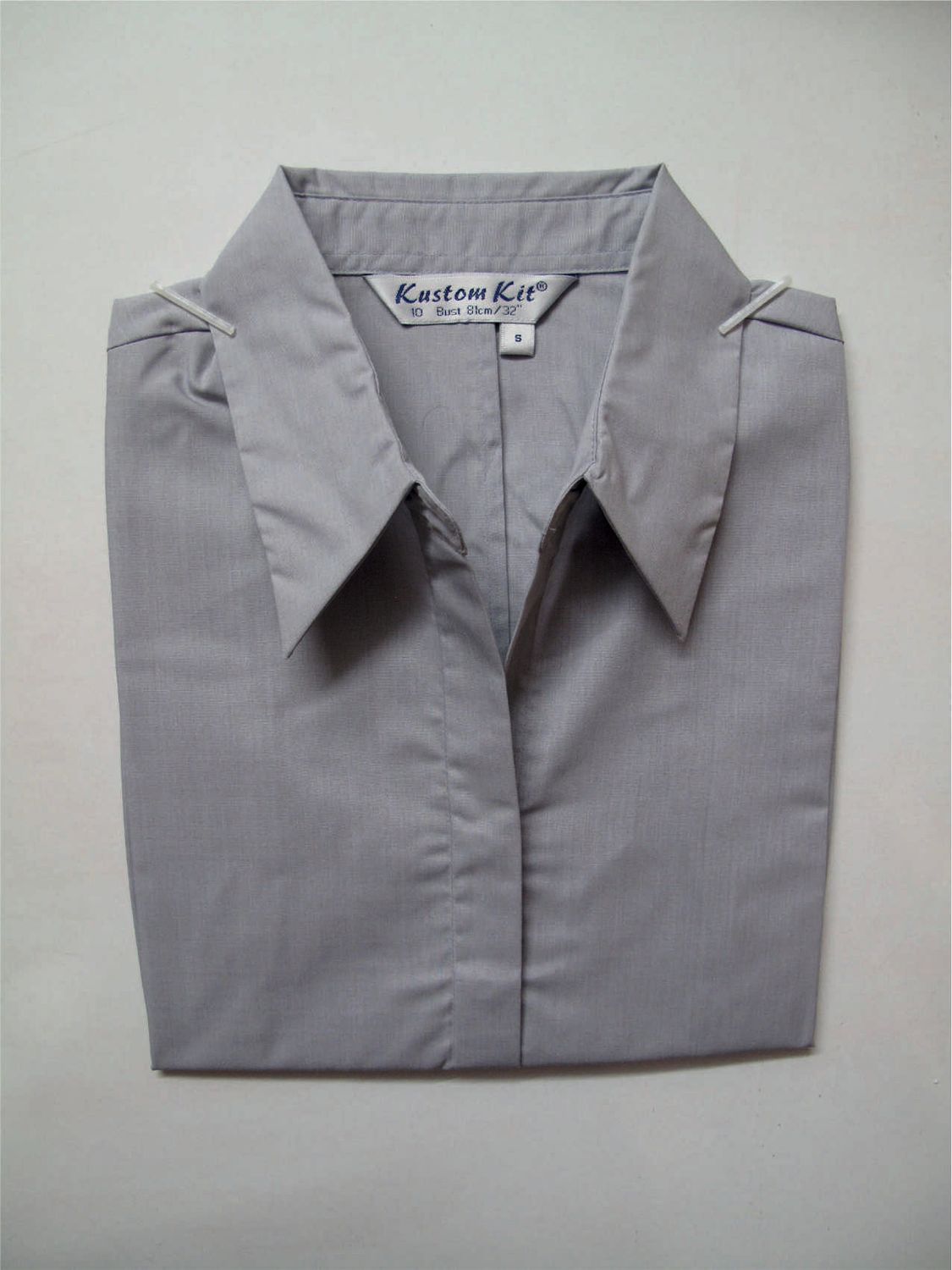 Continental Silver Grey 3/4 Length Sleeve Blouse