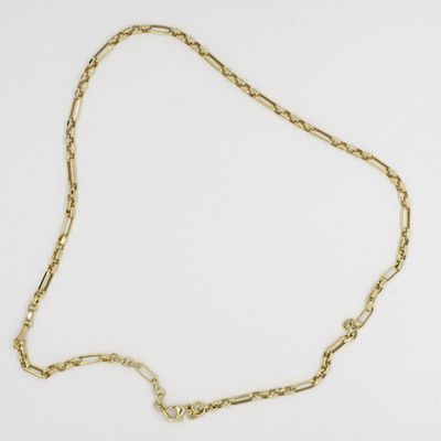 9ct Yellow Gold Figaro Design Neck Chain