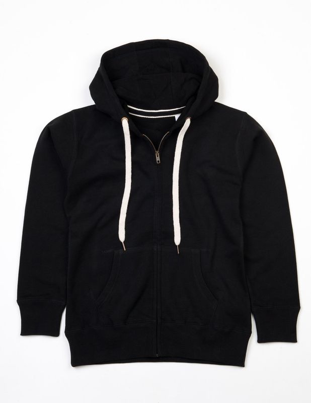 Women's Superstar Zip Through Black Hoodie