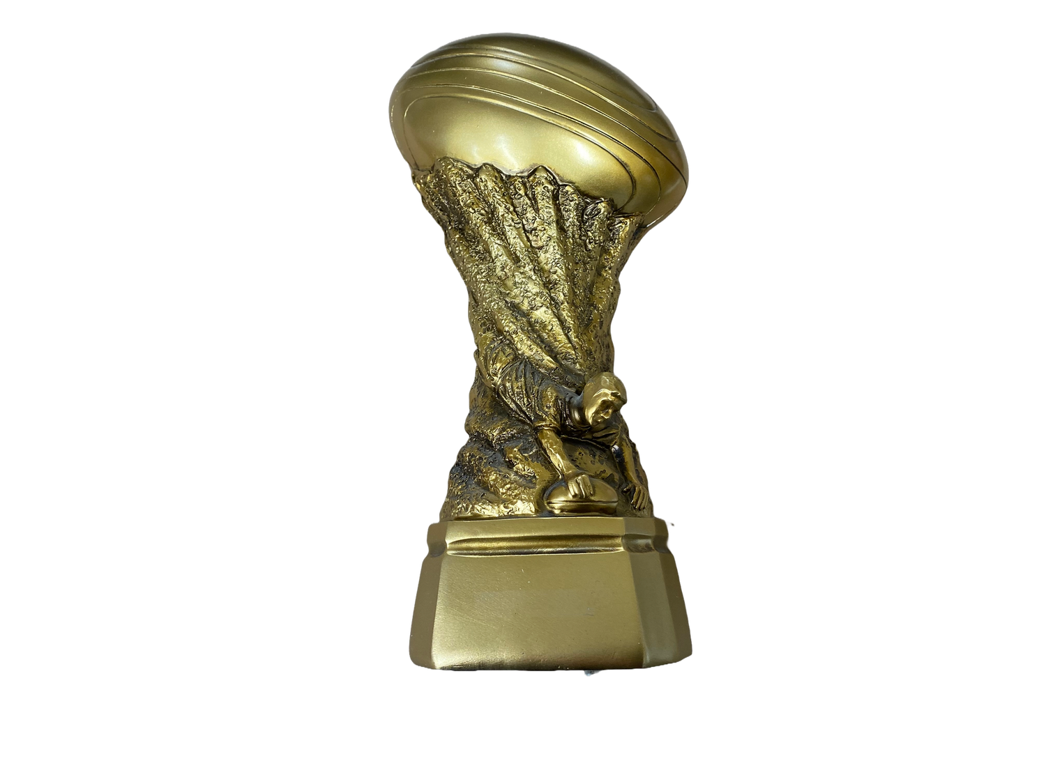 Rugby Ball Design Resin Award
