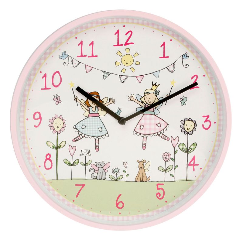 Girl's Pink Wall Clock