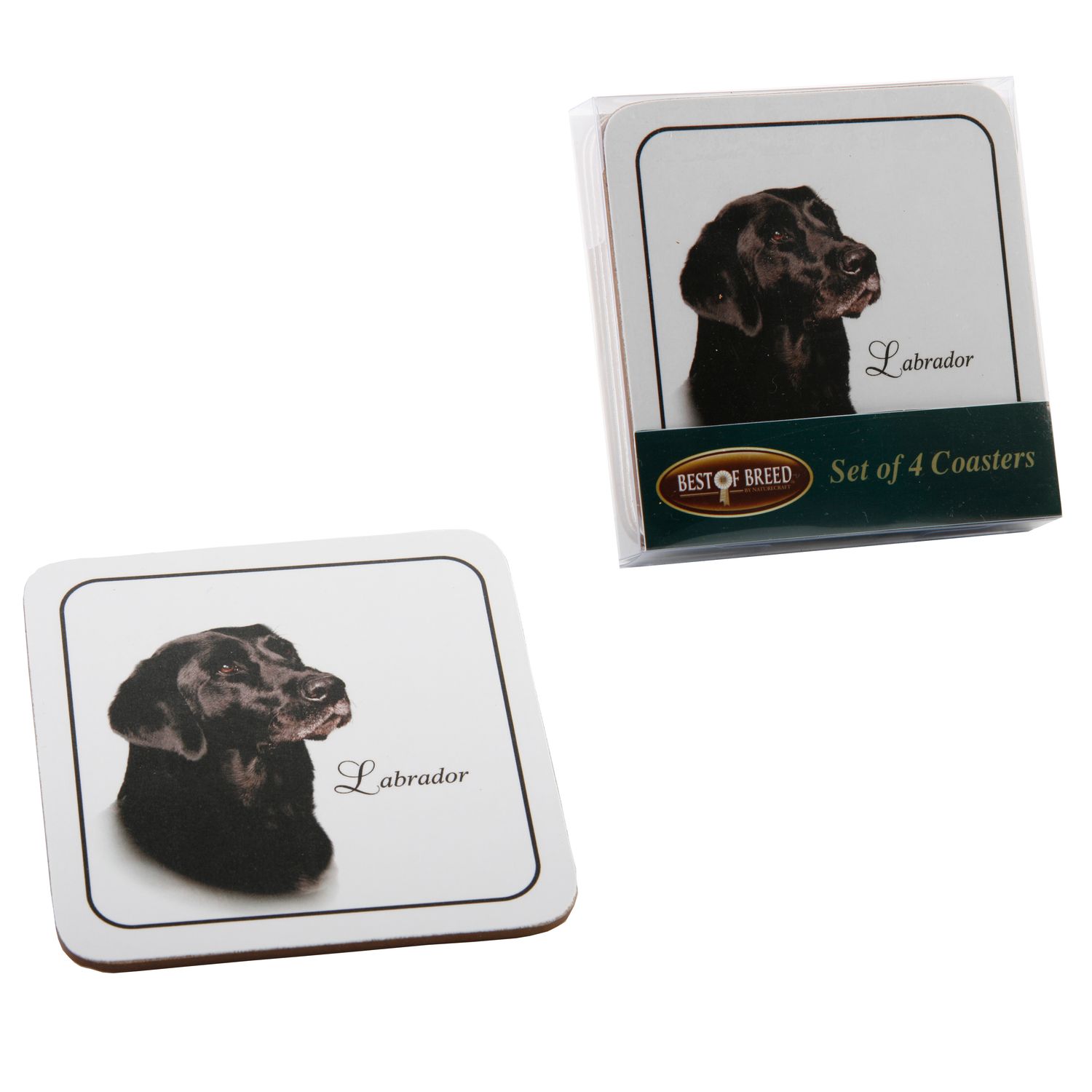 LABRADOR SET OF 4 COASTERS