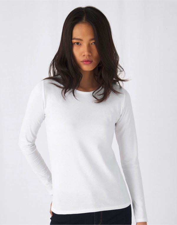 Womens Long Sleeve Heavier Weight Tee