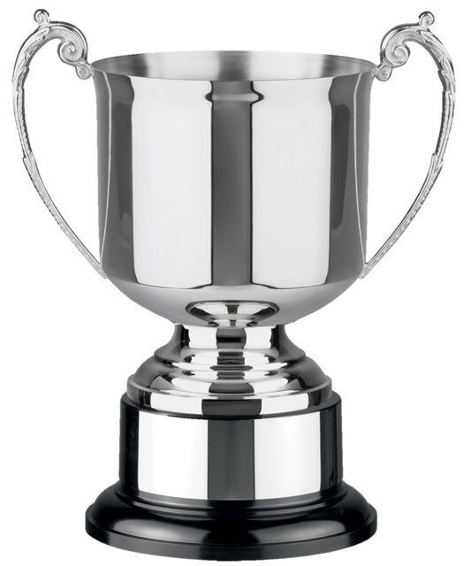 Nickel Plated Cup With Full Plinth Band Nickel Plated Cup With Full Plinth Band