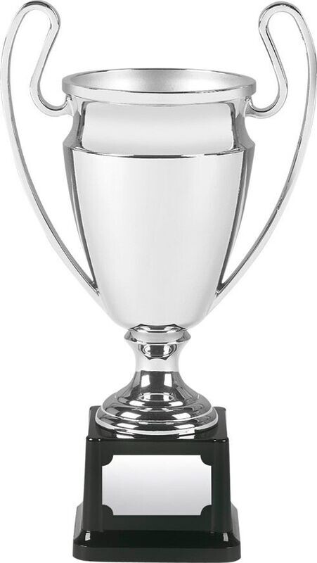 Nickel Plated Cup on Heavyweight Base - 2 Sizes Nickel Plated Cup on Heavyweight Base - 2 Sizes