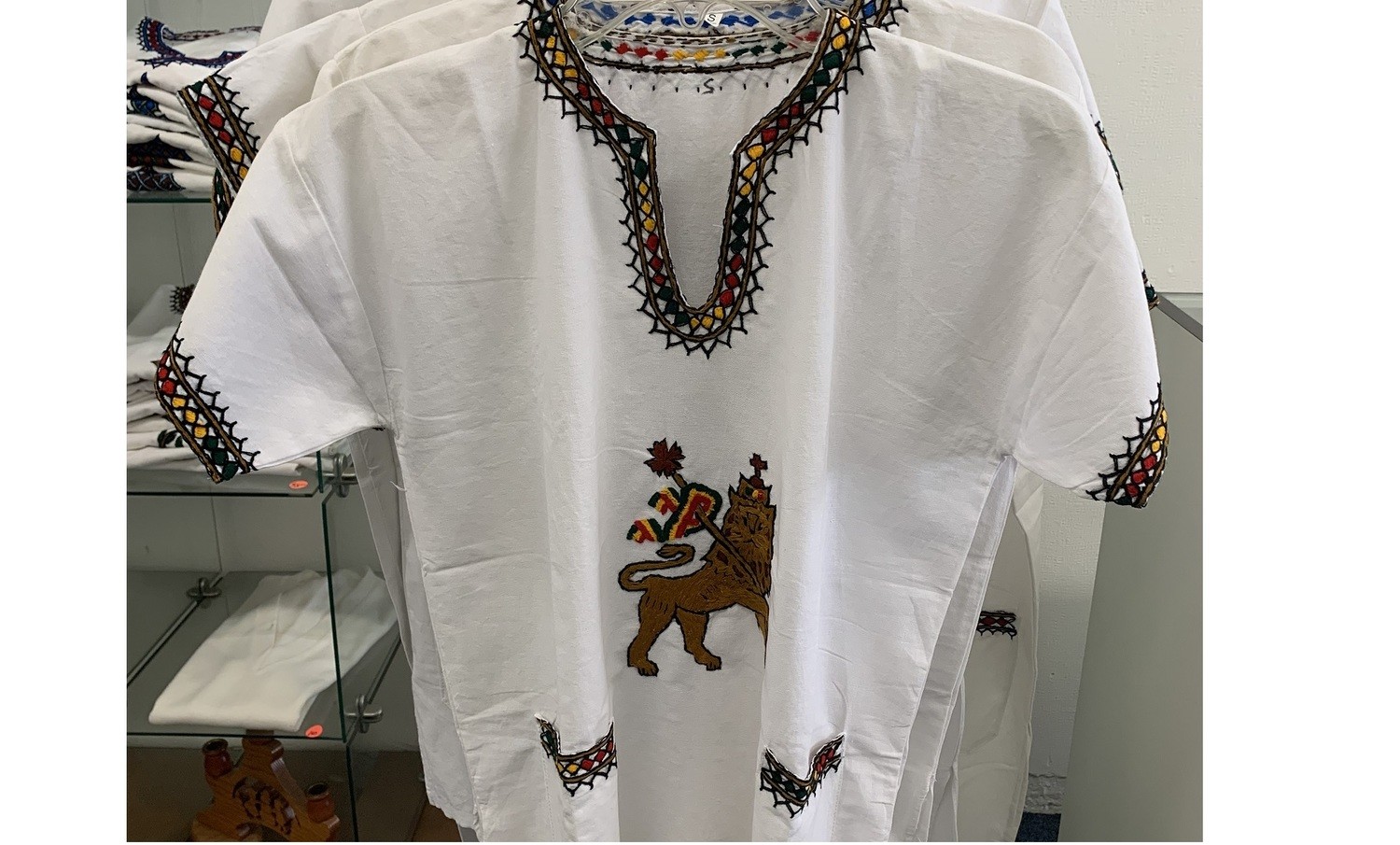 Ethiopian Moa Anbessa t shirt | Lion of Judah | Traditional Style