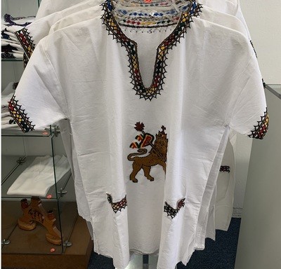 Ethiopian Moa Anbessa t shirt | Lion of Judah | Traditional Style