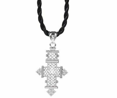 የብር የአንገት መስቀል Silver Necklace