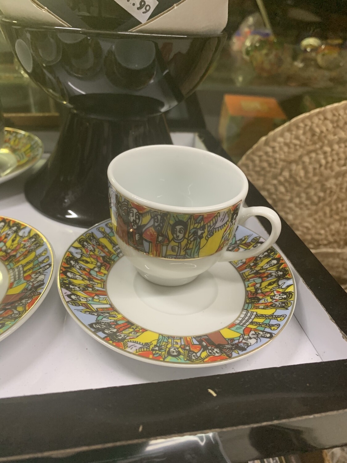 Ethiopian Coffee cup and saucer