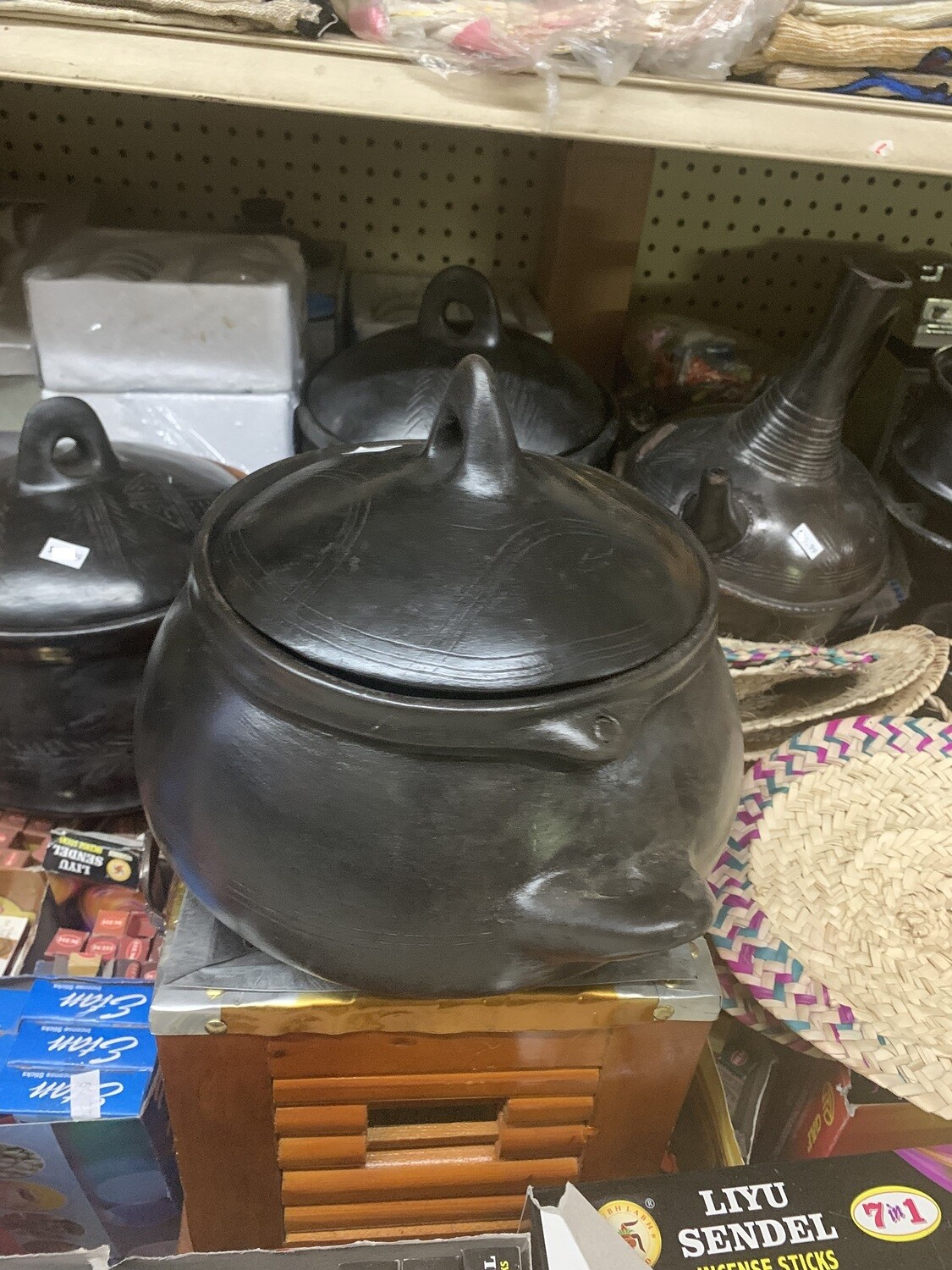 Ethiopian Cooking Pot made of Clay የሸክላ ድስት