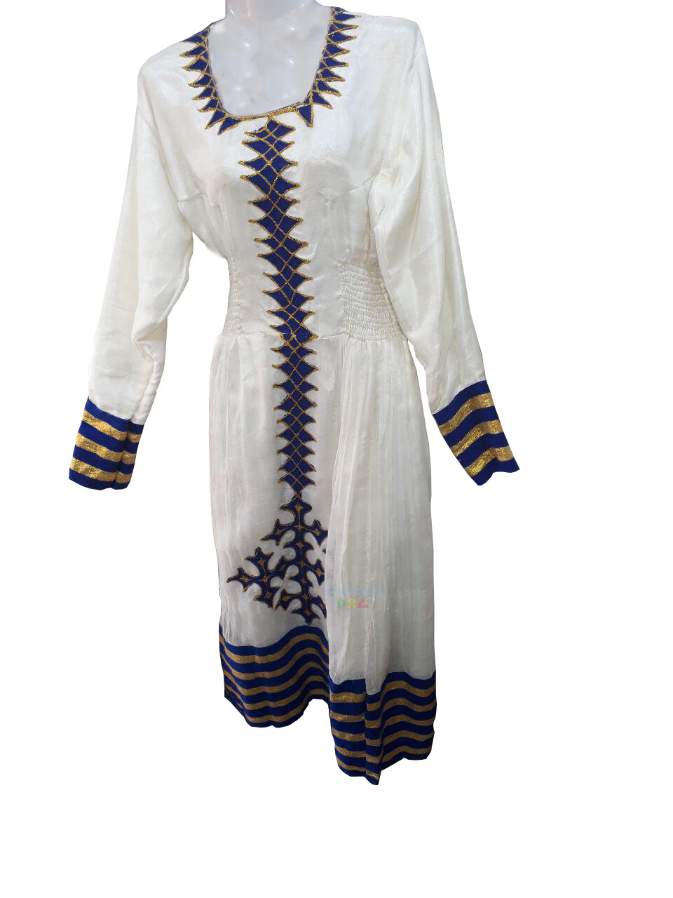 አጓጉል የሀበሻ ቀሚስ Ethiopian Traditional Midi Dress