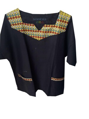 በጥለት የተሰራ የወንዶች አላባሽ Men T-shirt