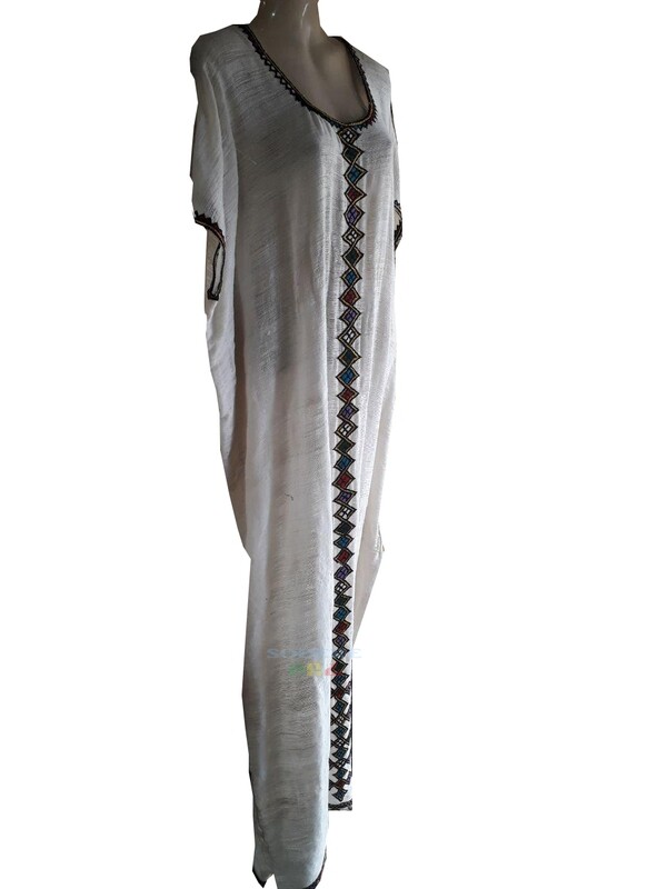 ረዘም ያለ የሀበሻ ቀሚስ / Ethiopian Traditional Long Dress