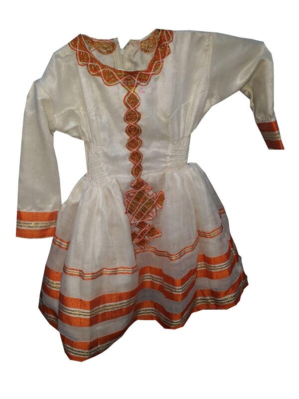 የልጆች የሀበሻ ቀሚስ / Habesha Dress for Kids