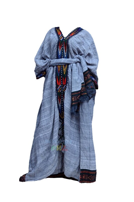 ረዘም ያለ የራያ ባህላዊ  ልብስ Long Raya Traditional Dress / free size