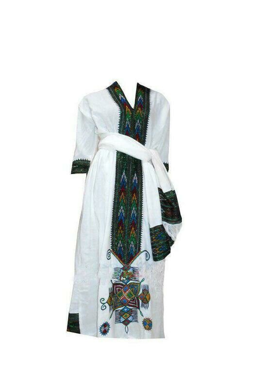 ረዘም ያለ የራያ ባህላዊ ልብስ Long Raya Traditional Dress / free size