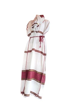 ረዘም ያለ የሀበሻ ልብስ  Ethiopian Traditional Long Dress