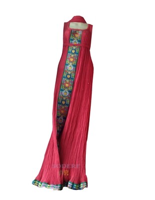 ረዘም ያለ የሀበሻ ቀሚስ  Ethiopian Traditional Long Dress