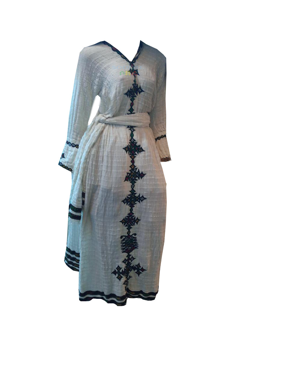 ረዘም ያለ የሀበሻ ልብስ Ethiopian Traditional Long Dress