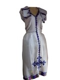 አጓጉል የሀበሻ ቀሚስ  Ethiopian Traditional Midi Dress