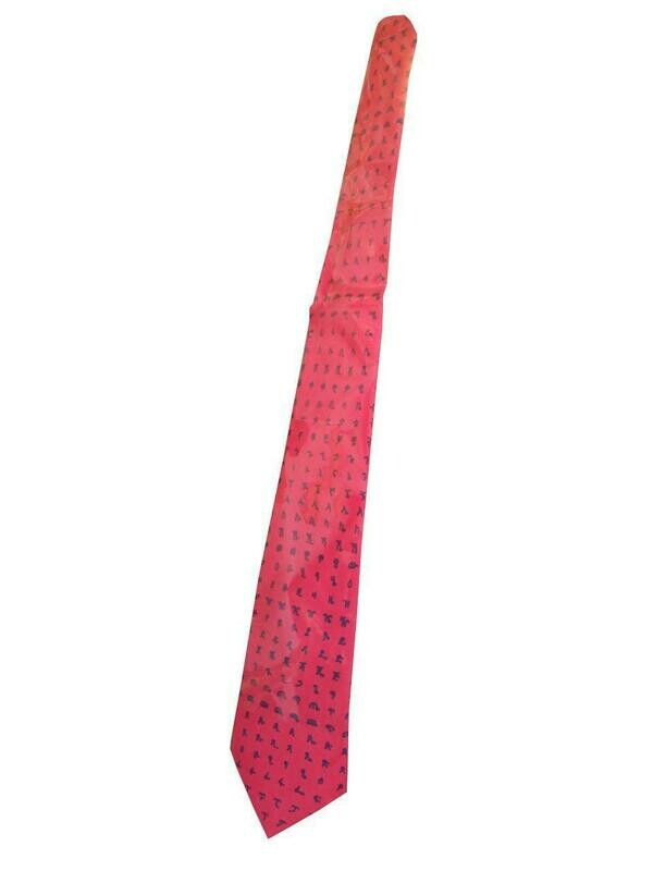 የአማርኛ ፊደሎች ያሉበት የወንዶች ከረባት Amharic letter Necktie For Men