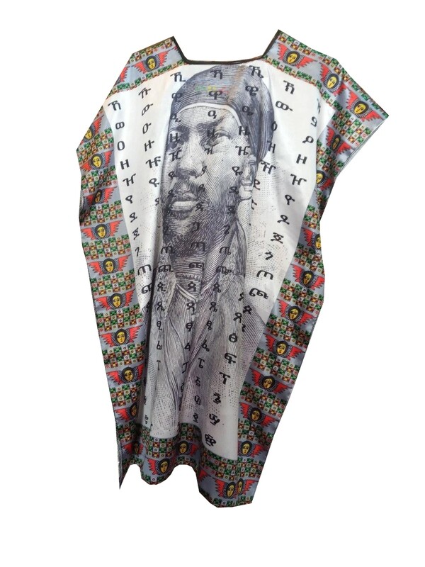 የሚኒሊክ ምስል ያለበት የሴቶች አላባሽ Minilik fidel t-shirt for women