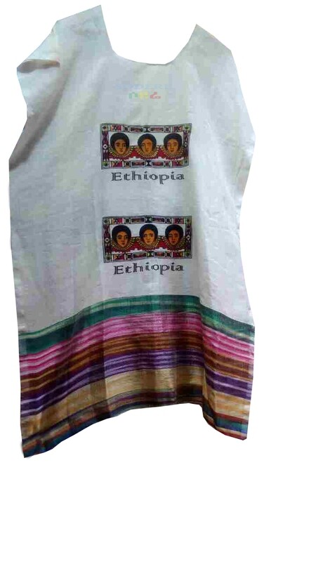 የሴቶች አላባሽ  Ethiopian Traditional Women Top Free Size